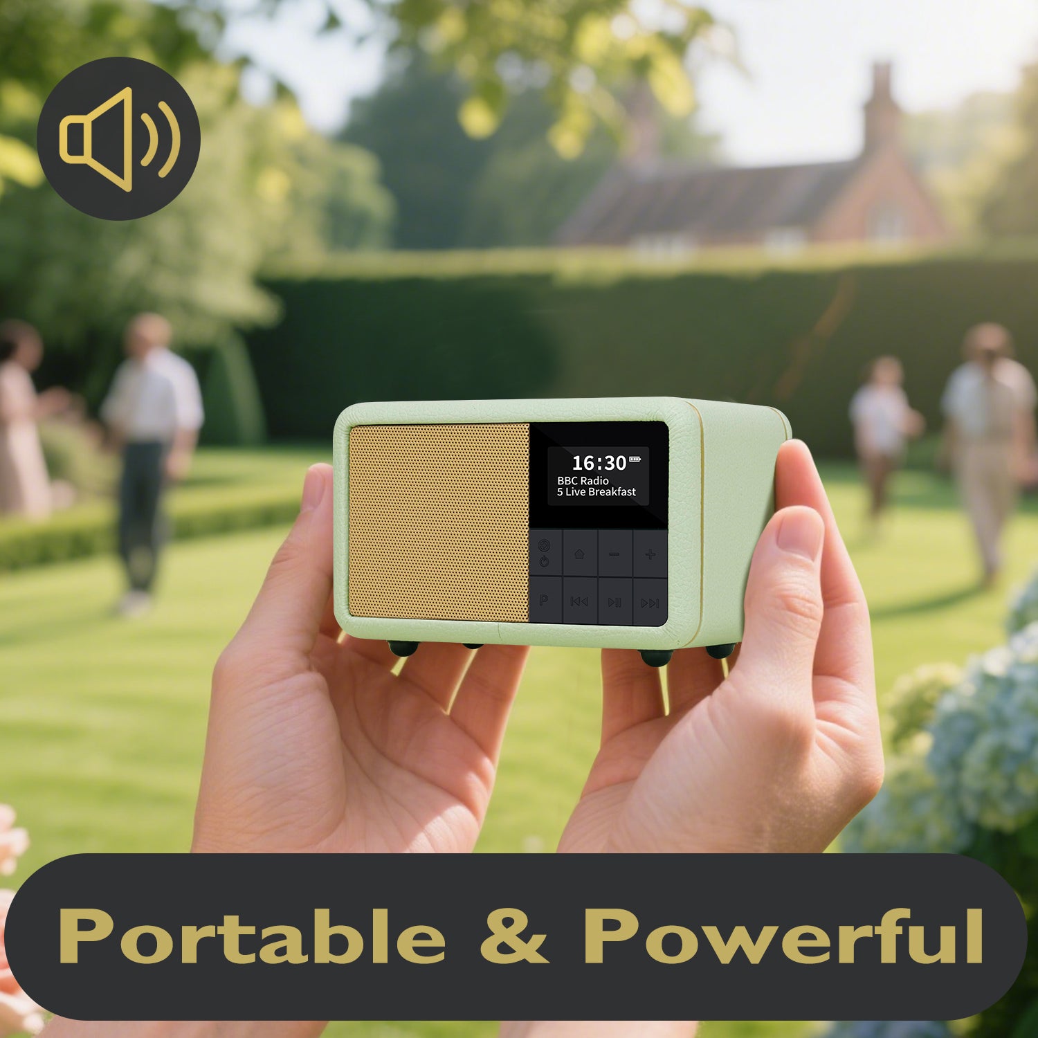 Lemega Class Compact Portable DAB Radio with Bluetooth