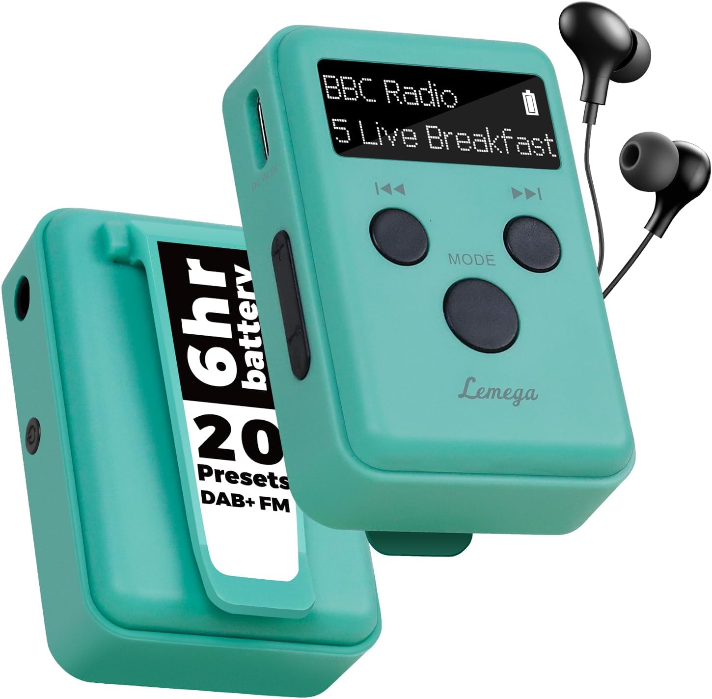 Lemega Mini Go Pocket DAB Radio