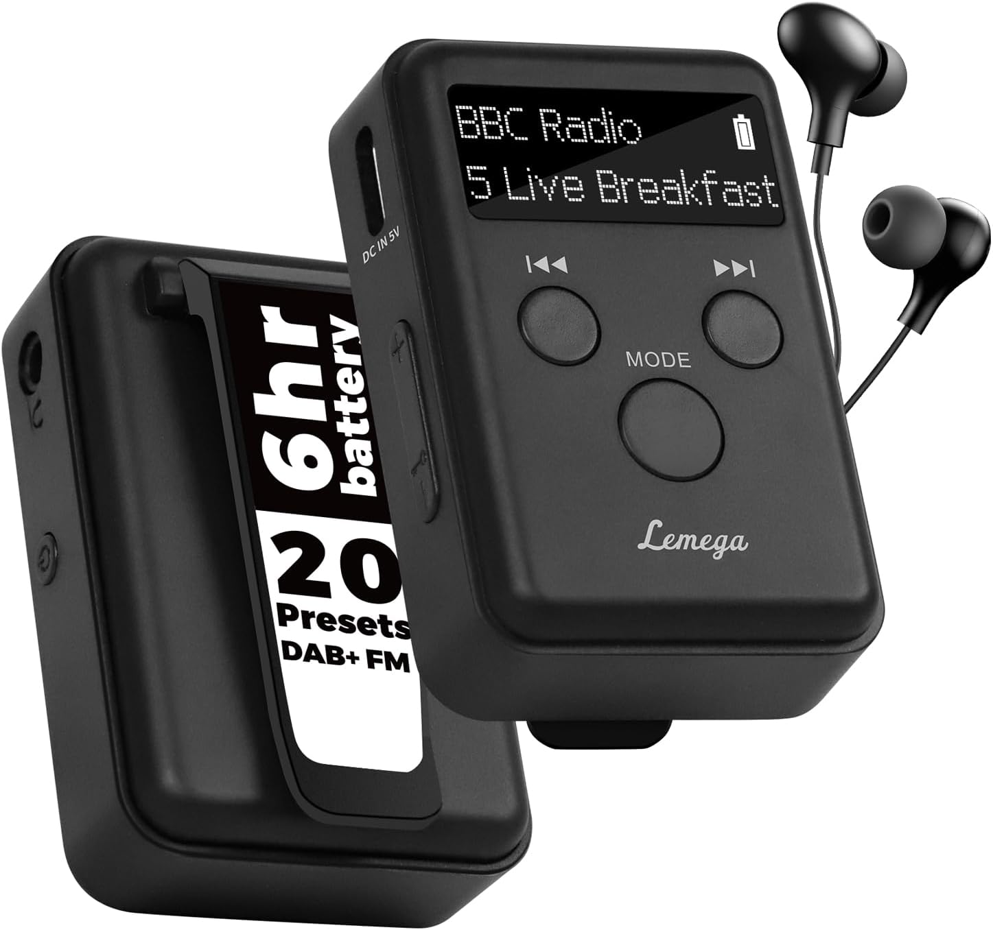 Lemega Mini Go Pocket DAB Radio