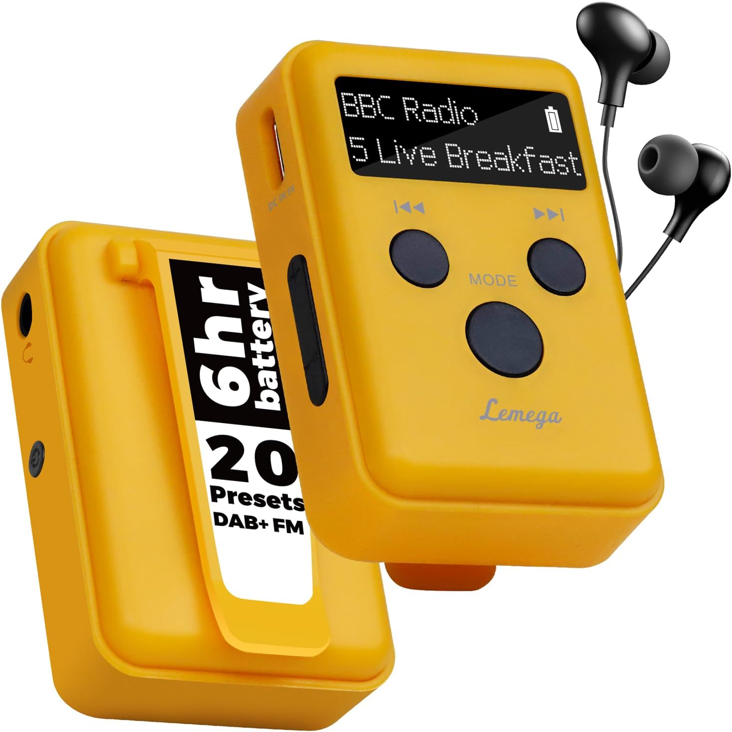 Lemega Mini Go Pocket DAB Radio