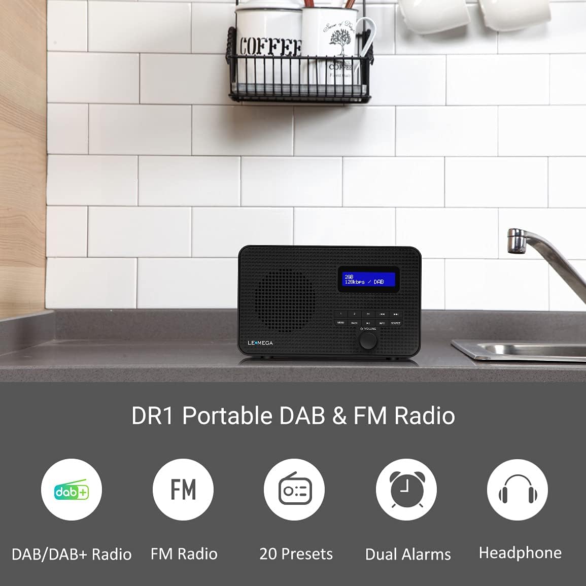 Lemega DR1 Compact DAB Radio