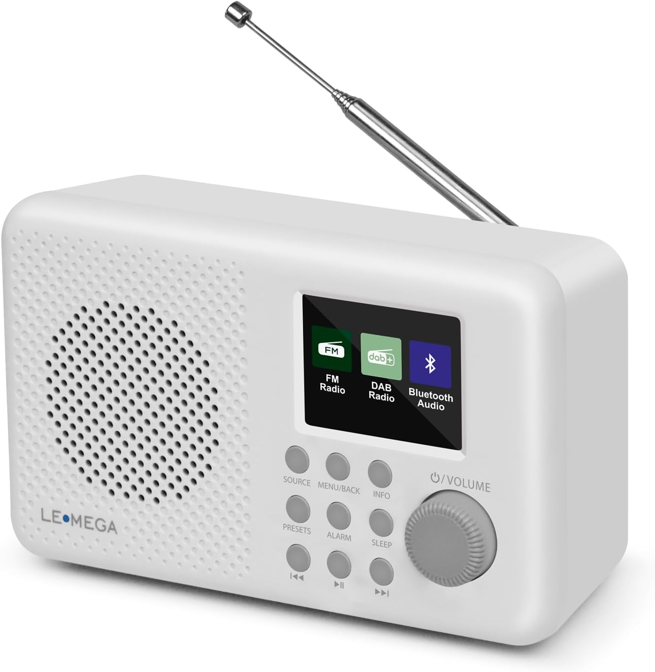 Lemega DR3P Colour Display DAB Radio with Bluetooth