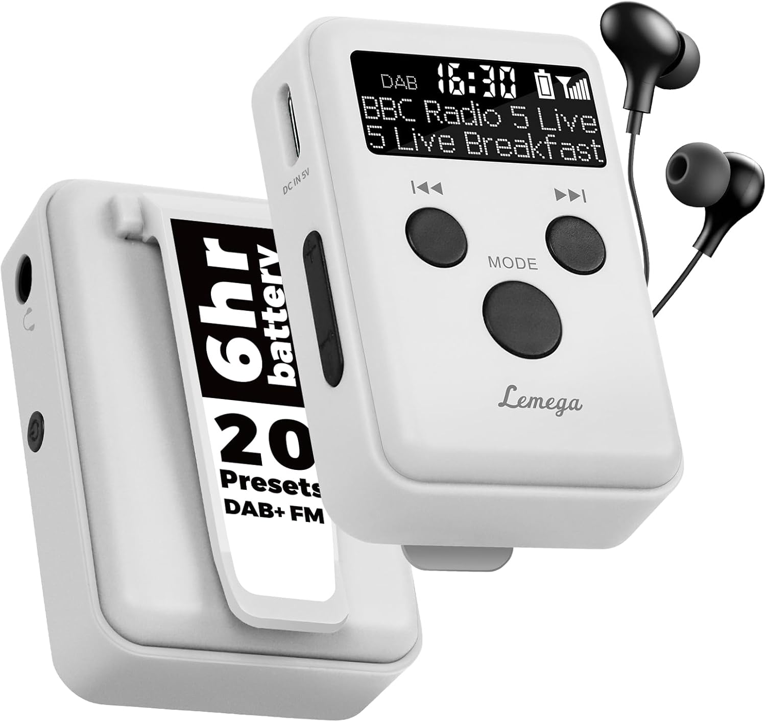 Lemega Mini Go Pocket DAB Radio