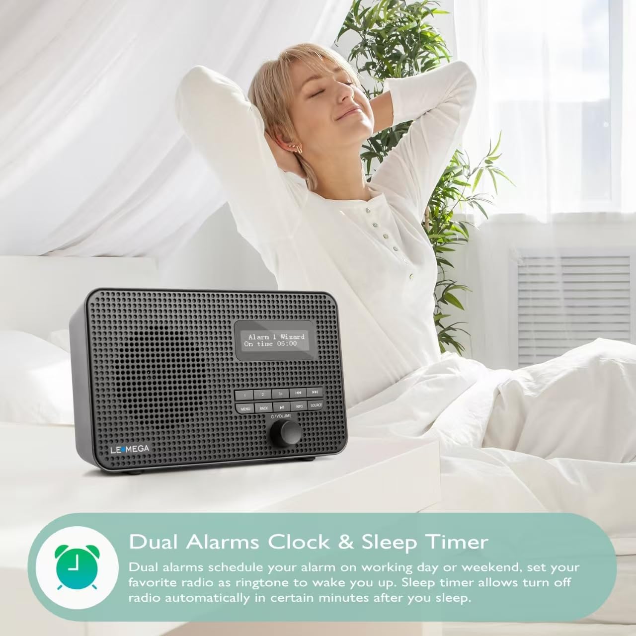 Lemega DR1S Bluetooth DAB Radio