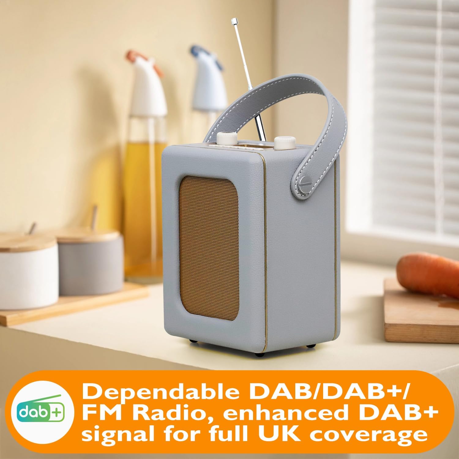 Lemega Class Classic Portable DAB Radio with Bluetooth