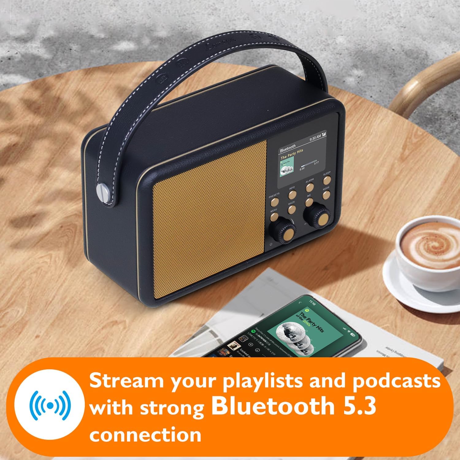 Lemega Class Finesse Portable DAB Radio with Bluetooth