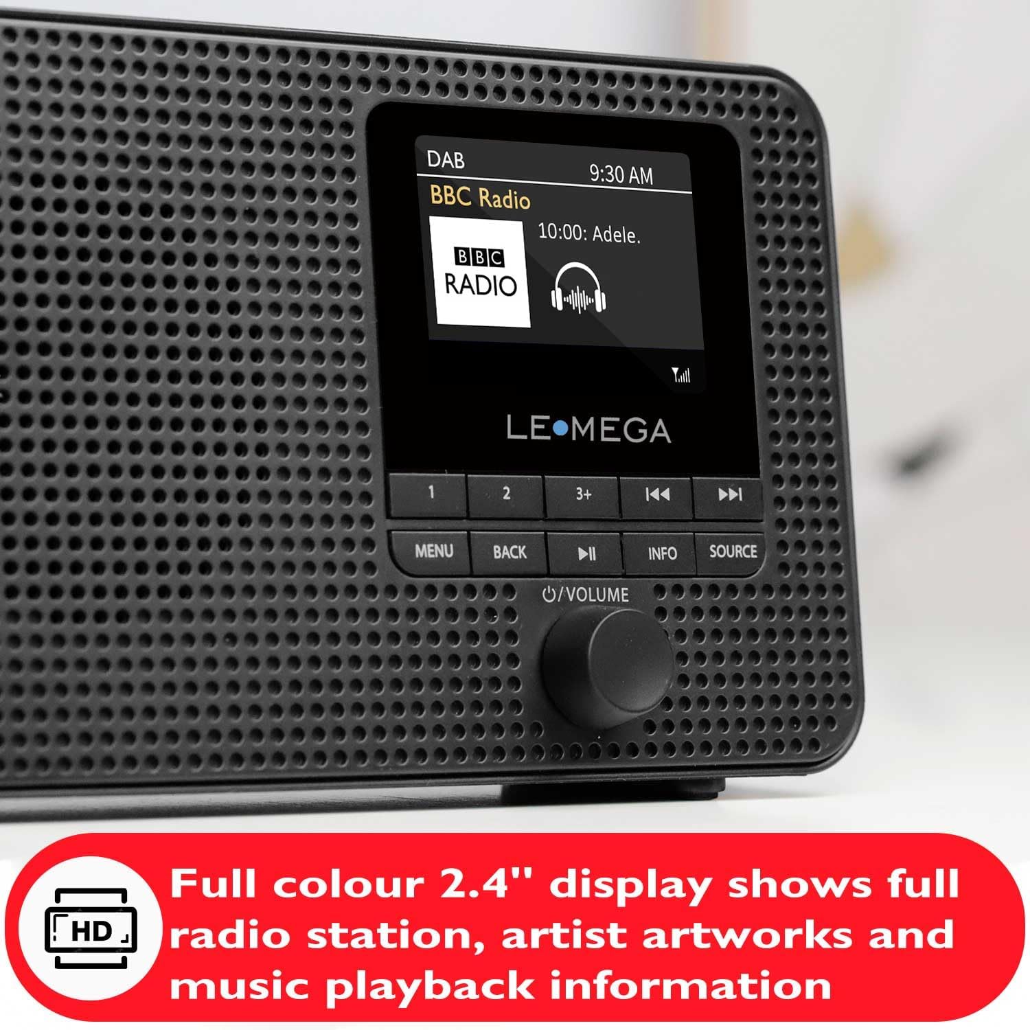 Lemega IR1 Wi‑Fi Internet Radio with DAB/DAB+ & Bluetooth