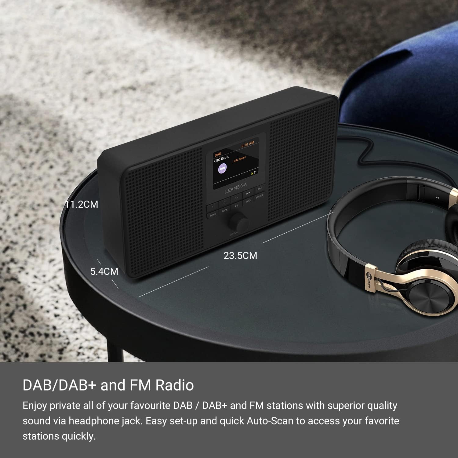 Lemega IR4S Stereo Internet Radio with DAB/DAB+ & Bluetooth