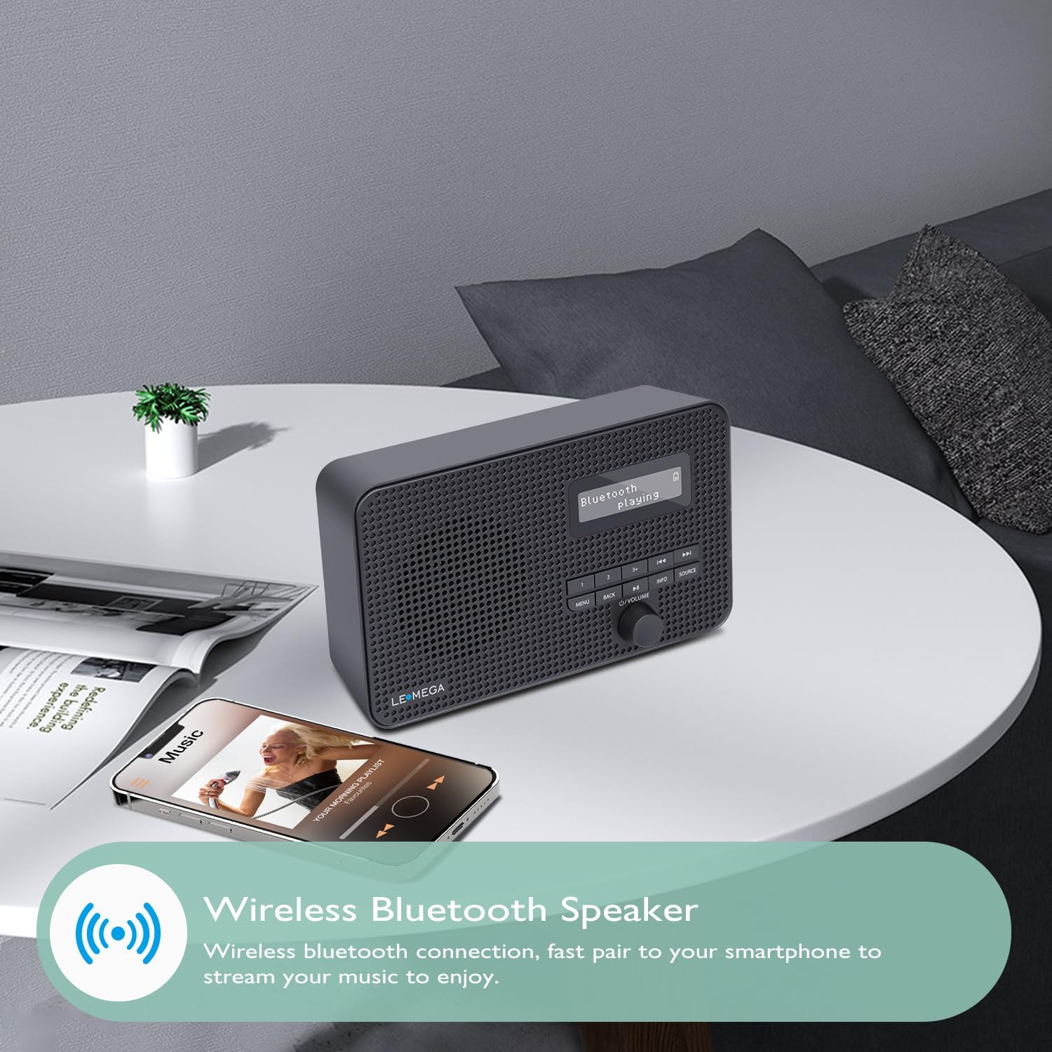 Lemega DR1S Bluetooth DAB Radio