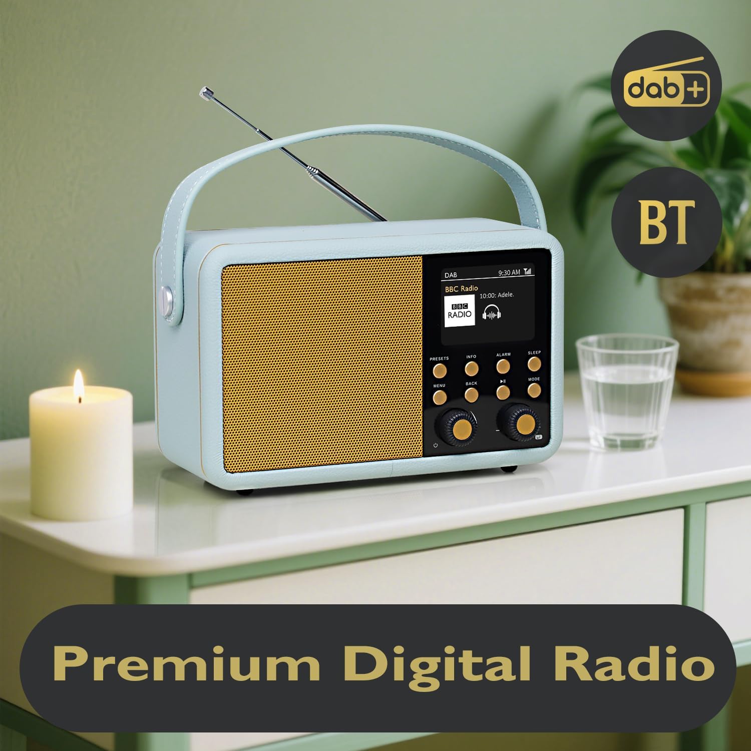 Lemega Class Finesse Portable DAB Radio with Bluetooth
