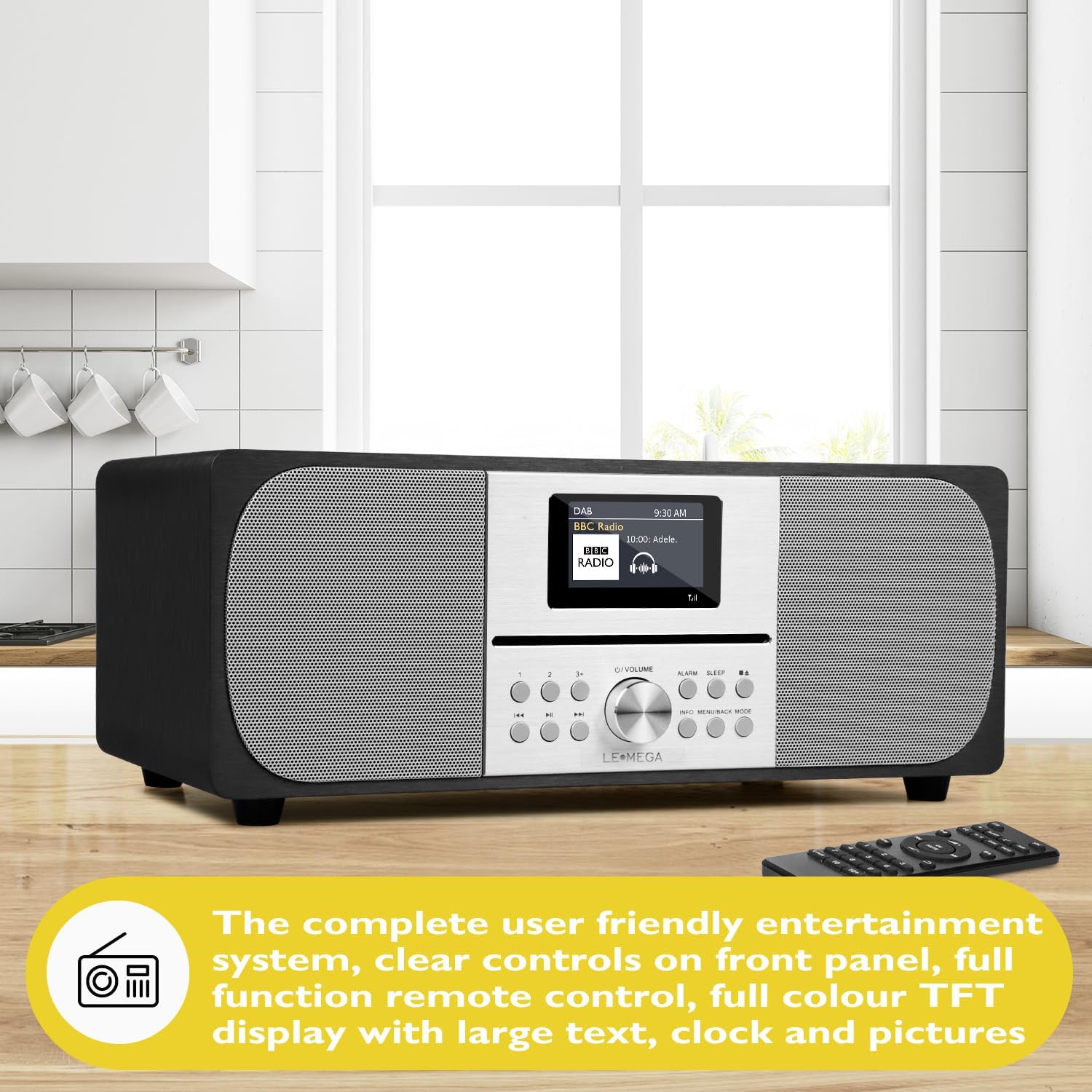 Lemega MSY6 CD Stereo System with DAB+ & Bluetooth