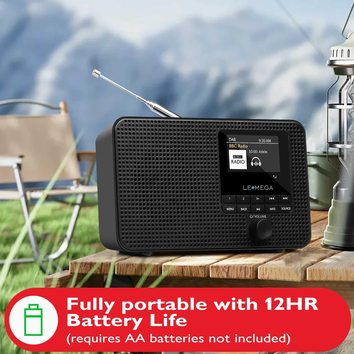 Lemega IR1 Wi‑Fi Internet Radio with DAB/DAB+ & Bluetooth