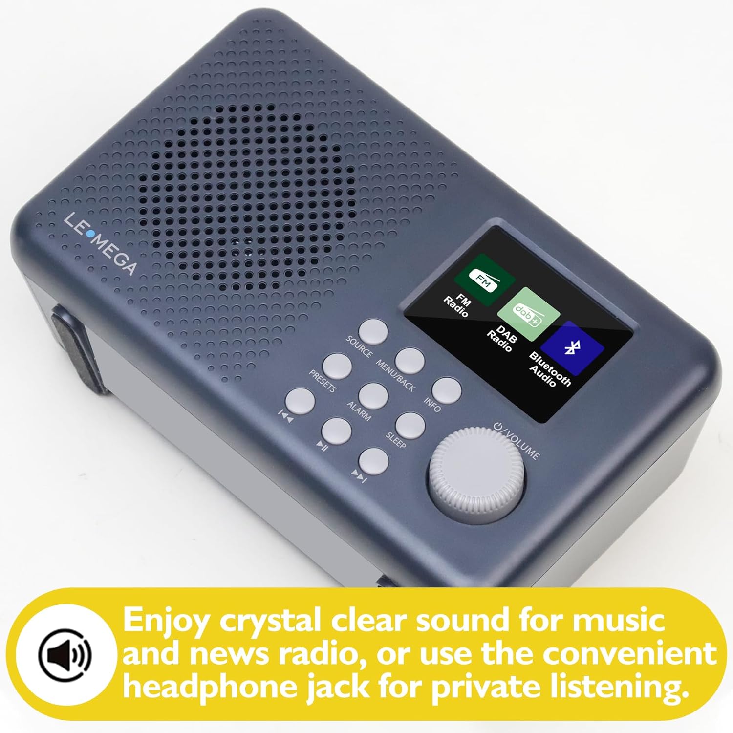Lemega DR3P Colour Display DAB Radio with Bluetooth