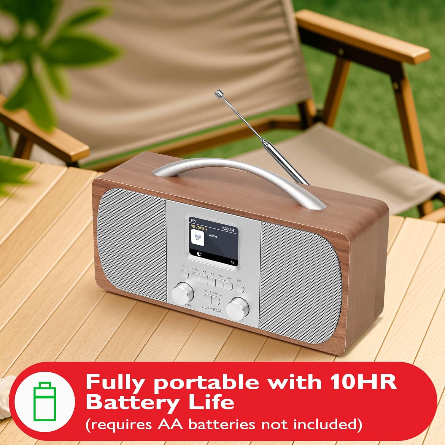 Lemega DR6 Stereo DAB Radio with Bluetooth