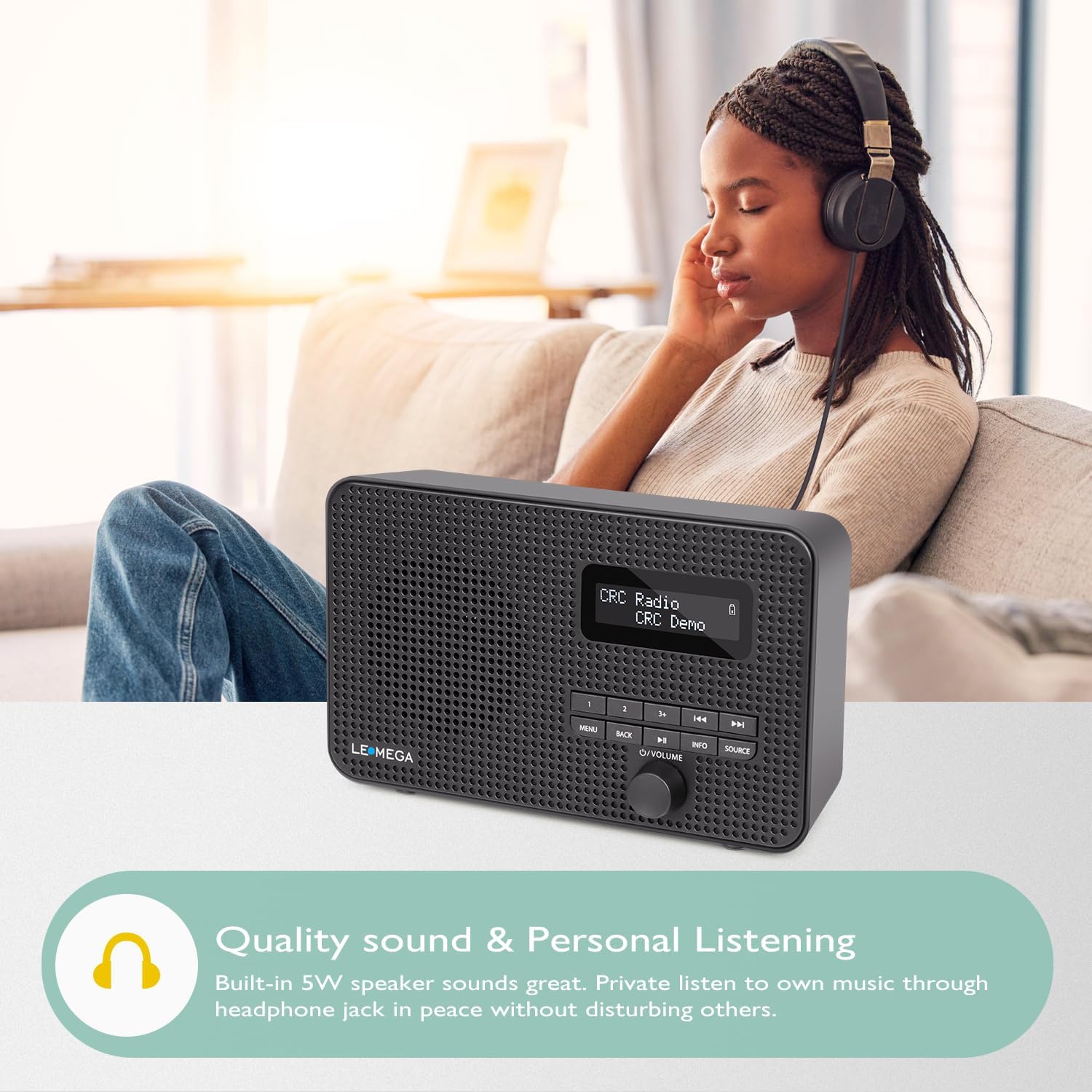 Lemega DR1S Bluetooth DAB Radio