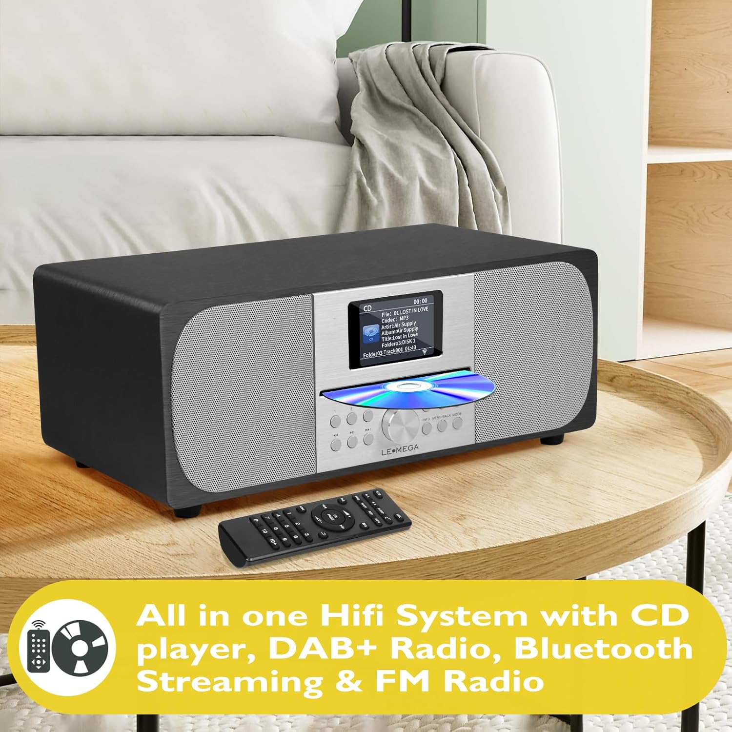 Lemega MSY6 CD Stereo System with DAB+ & Bluetooth