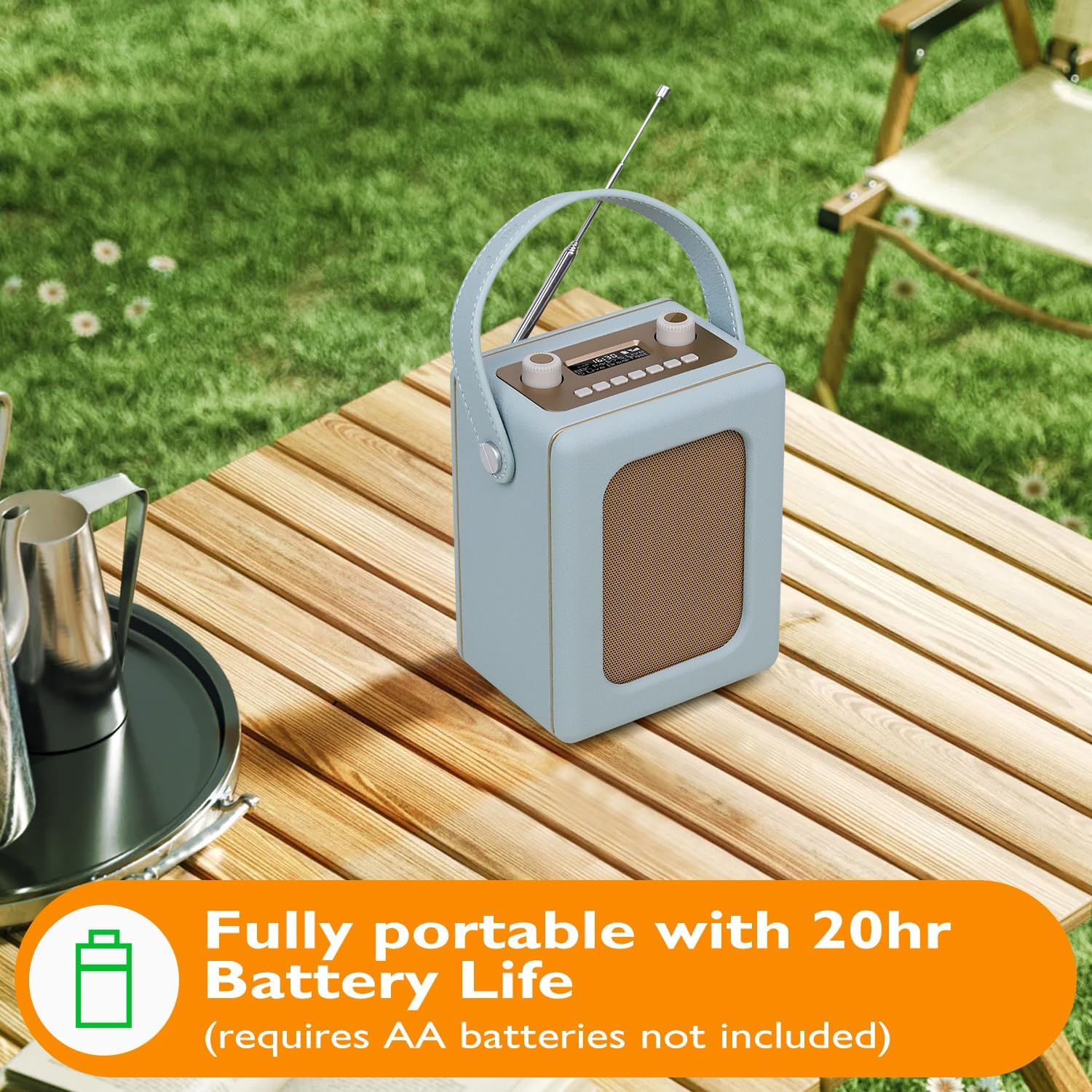 Lemega Class Classic Portable DAB Radio with Bluetooth