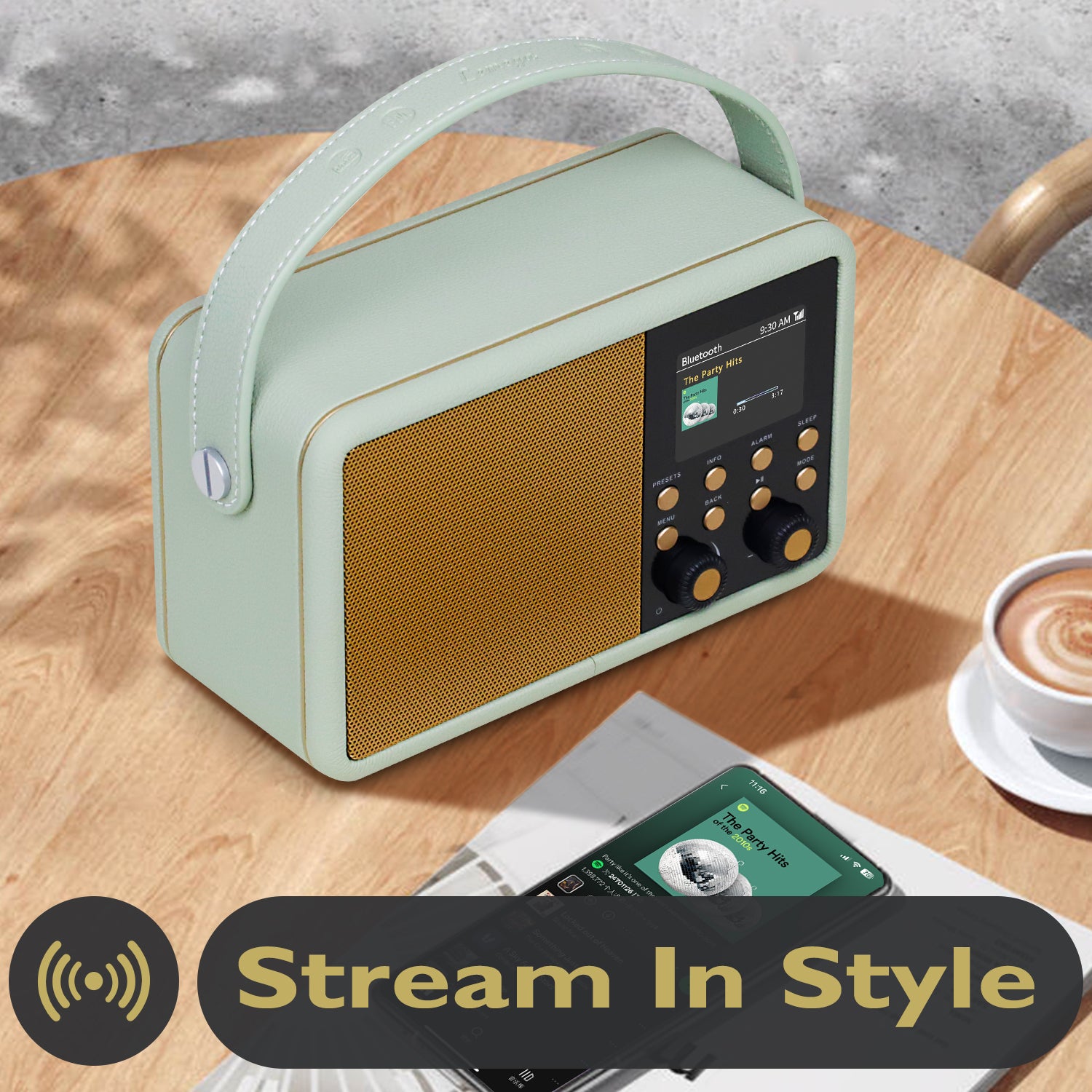 Lemega Class Finesse Portable DAB Radio with Bluetooth