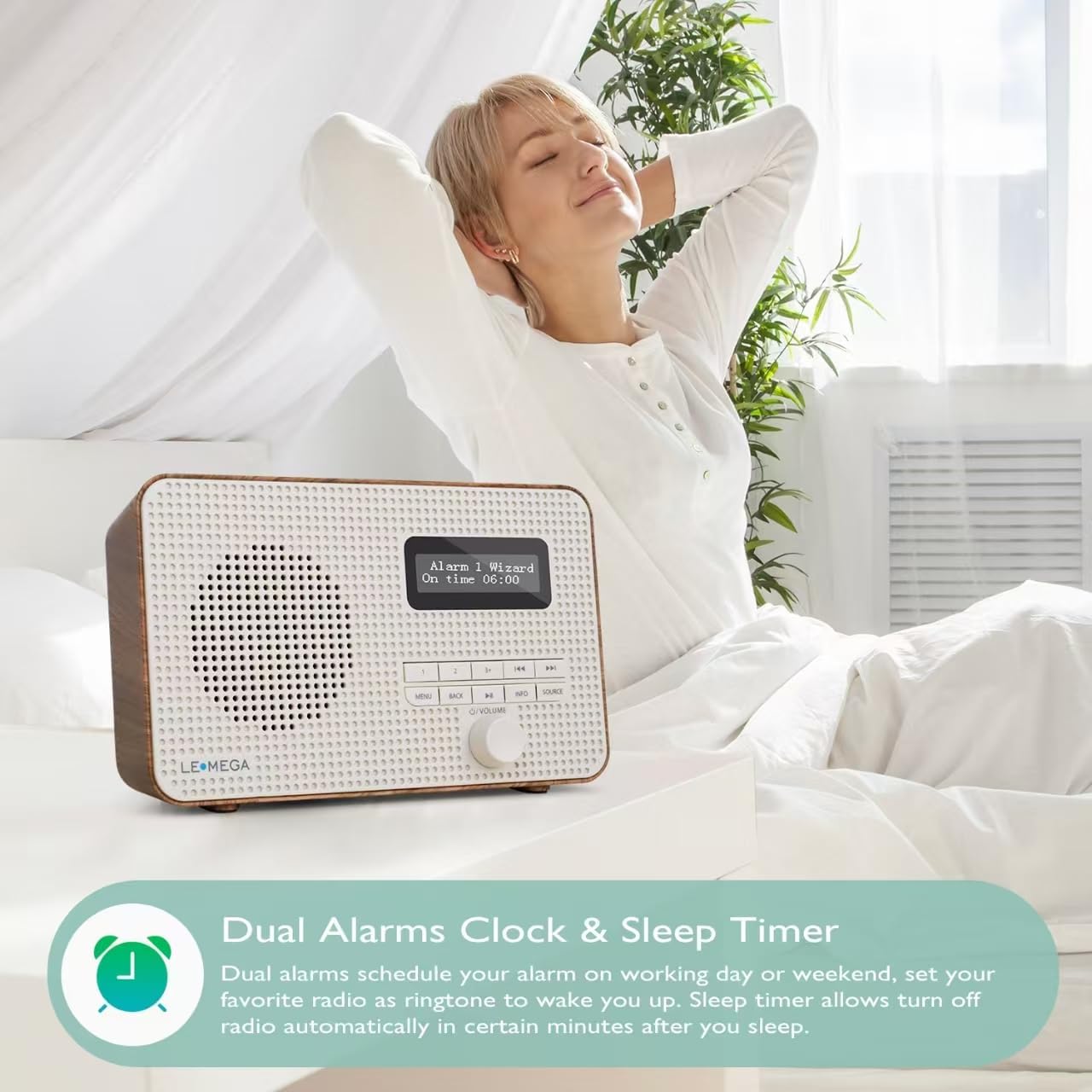 Lemega DR1S Bluetooth DAB Radio