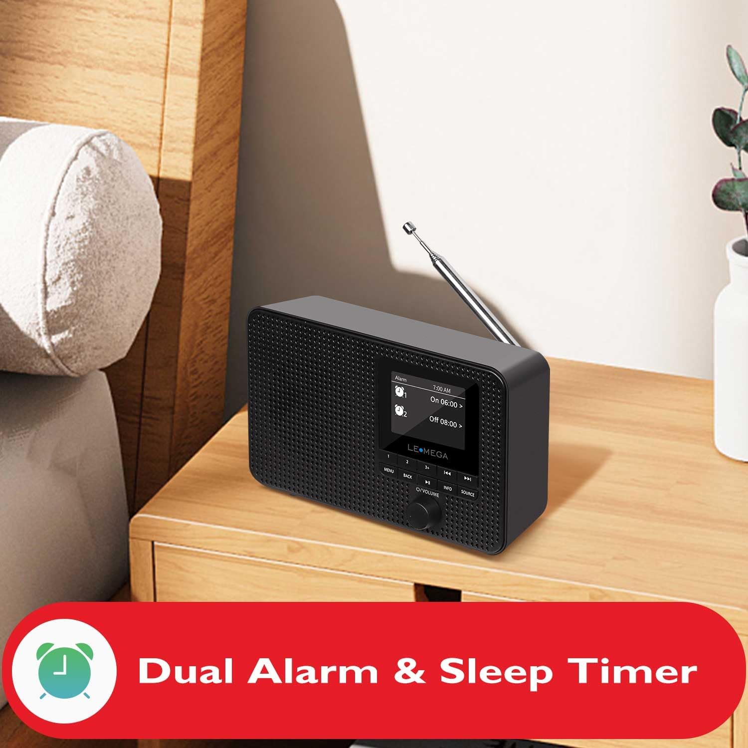 Lemega IR1 Wi‑Fi Internet Radio with DAB/DAB+ & Bluetooth