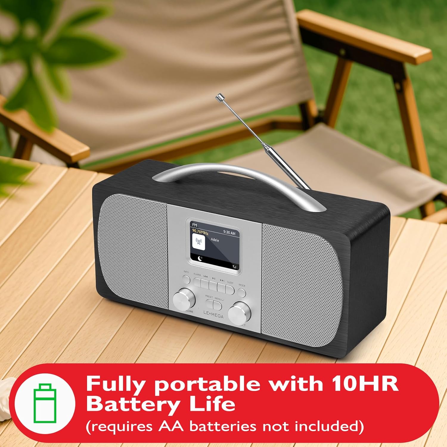Lemega DR6 Stereo DAB Radio with Bluetooth
