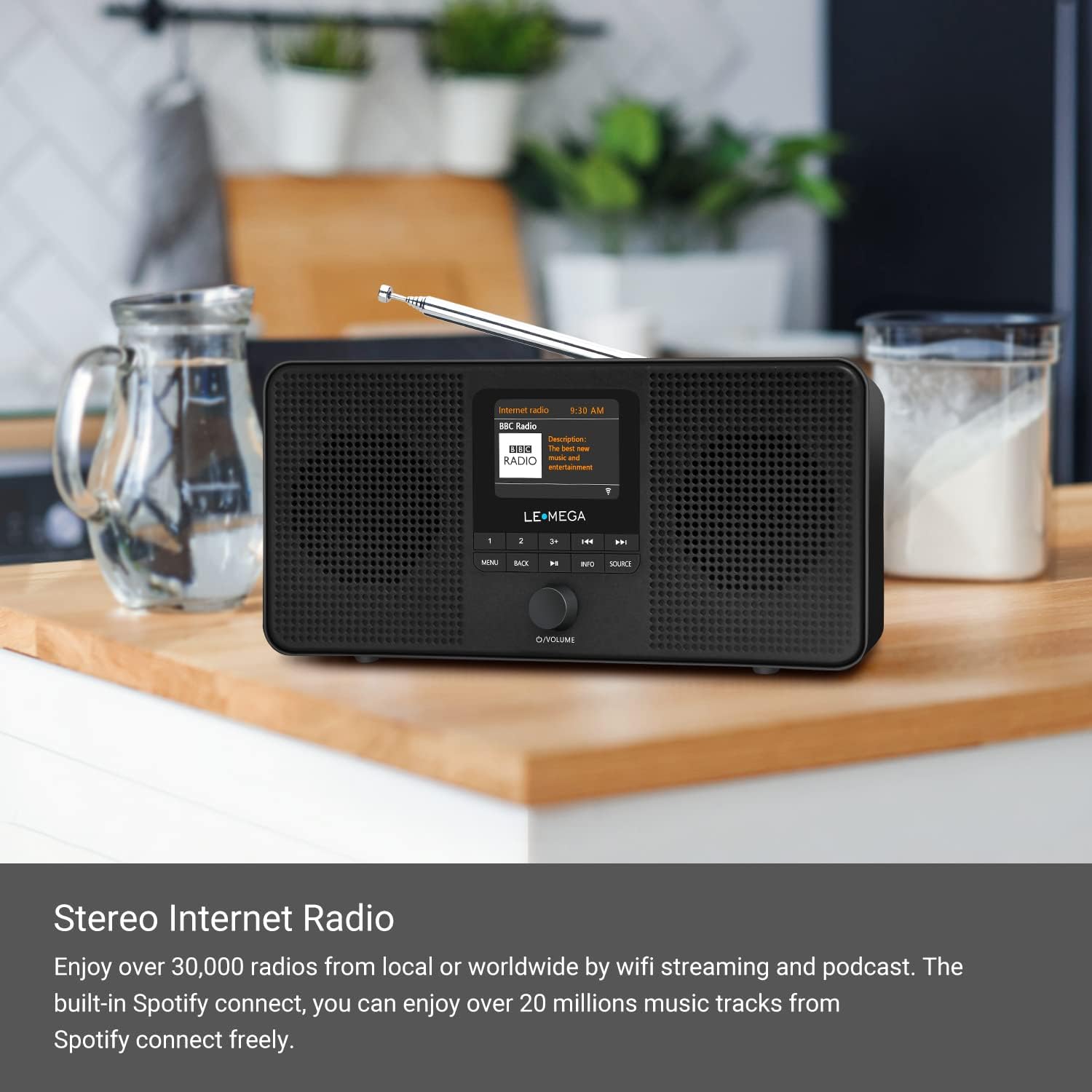 Lemega IR4S Stereo Internet Radio with DAB/DAB+ & Bluetooth