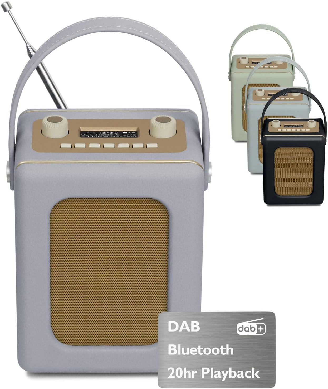 Lemega Class Classic Portable DAB Radio with Bluetooth