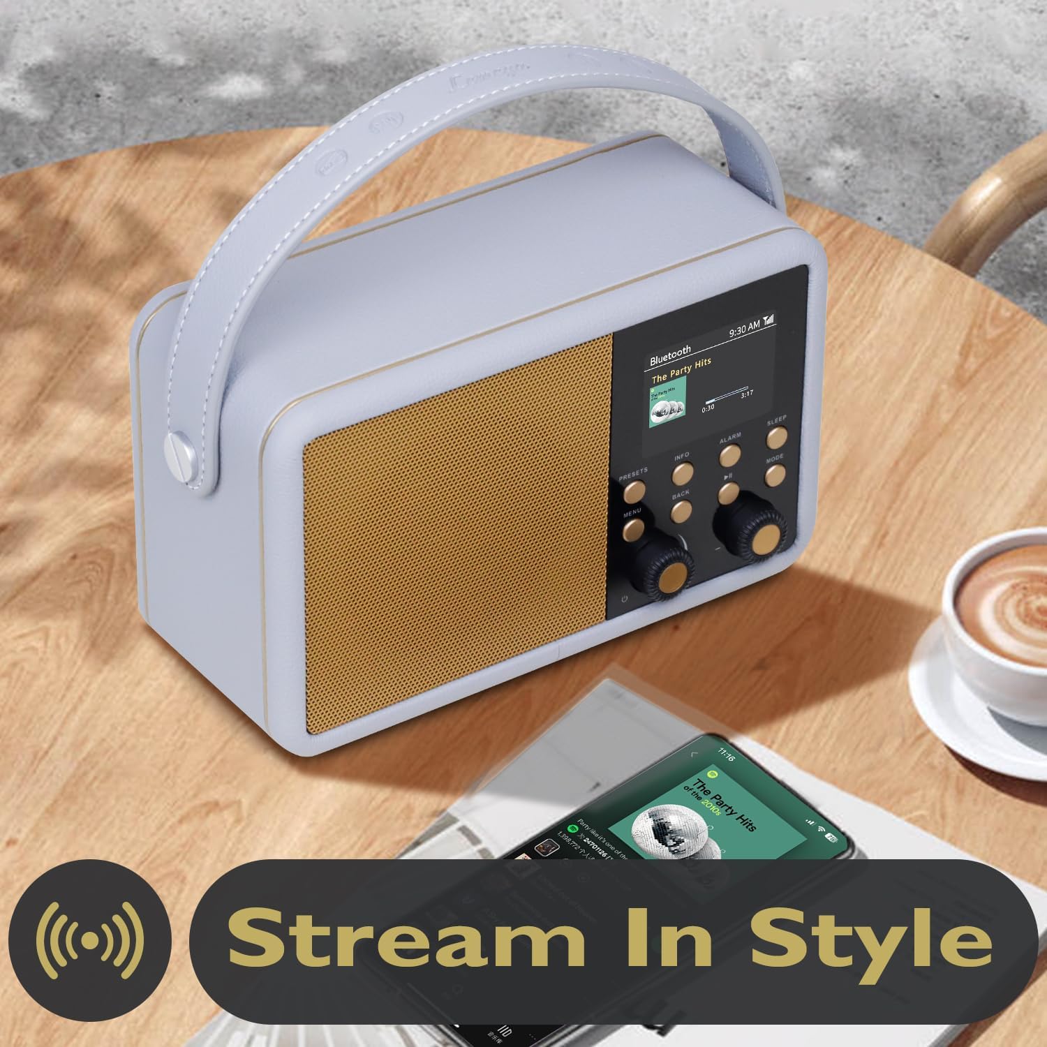 Lemega Class Finesse Portable DAB Radio with Bluetooth