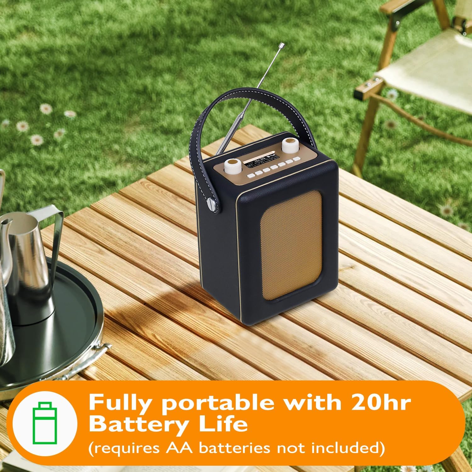 Lemega Class Classic Portable DAB Radio with Bluetooth